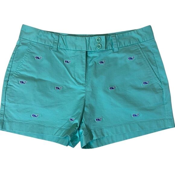 Vineyard Vines Nautical Vibes Whale Embroidered Washed Dayboat Short - Picture 1 of 6